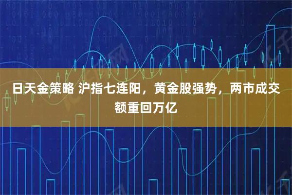 日天金策略 沪指七连阳，黄金股强势，两市成交额重回万亿